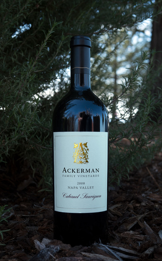 Ackerman Family Vineyards 2008 Napa Valley Cabernet Sauvignon 750ml Wine Bottle
