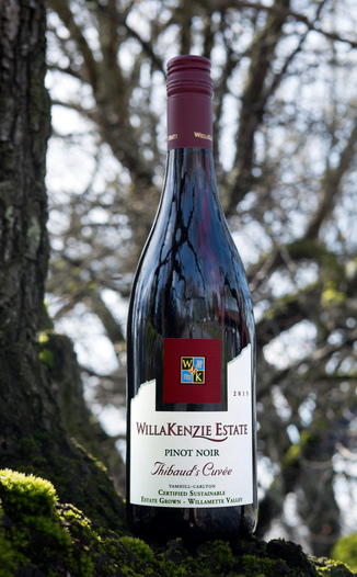 WillaKenzie Estate 2015 Certified Sustainable Estate Grown Willamette Valley Thibaud's Cuvèe 750ml Wine Bottle