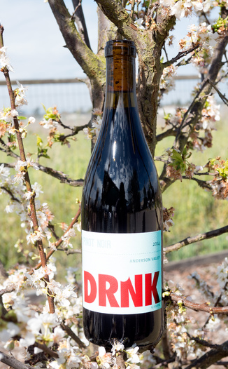 DRNK Wines 2014 Anderson Valley Pinot Noir 750ml Wine Bottle