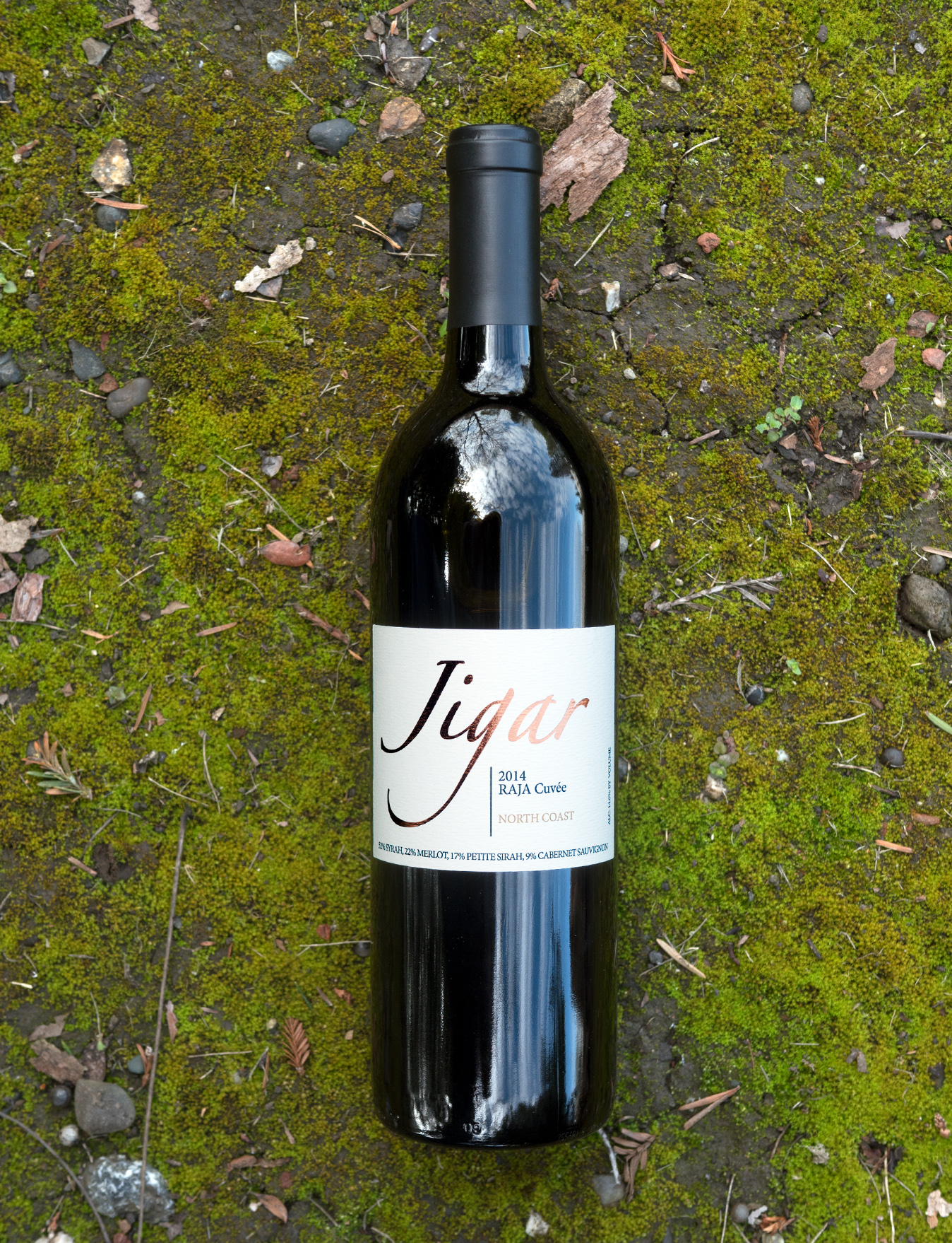 Jigar Wines 2014 North Coast Raja Cuvée 750ml Wine Bottle