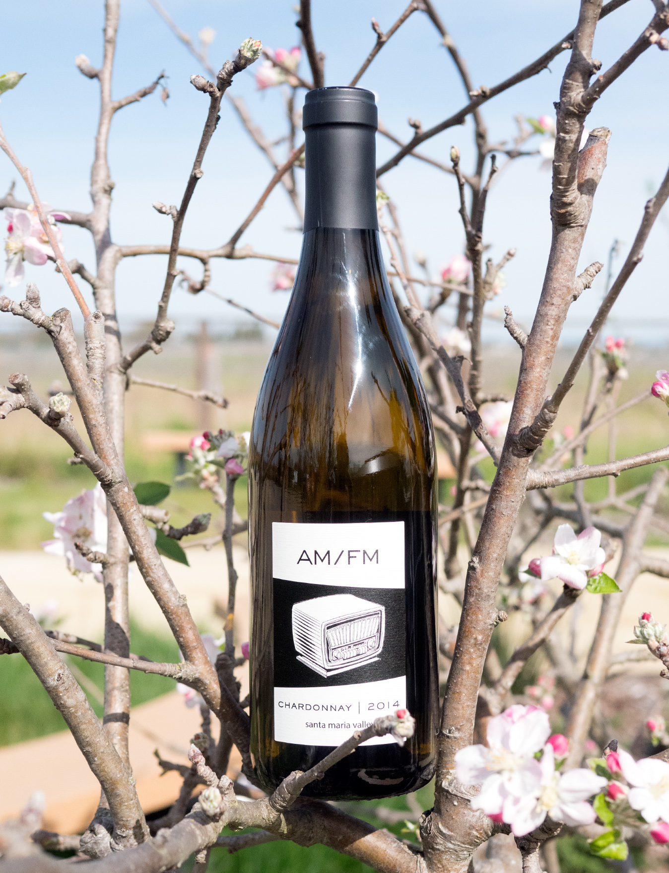 AM/FM 2014 Santa Maria Valley Chardonnay 750ml Wine Bottle