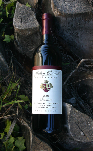 Maloy O'Neill Vineyards 2004 Fremère 750ml Wine Bottle