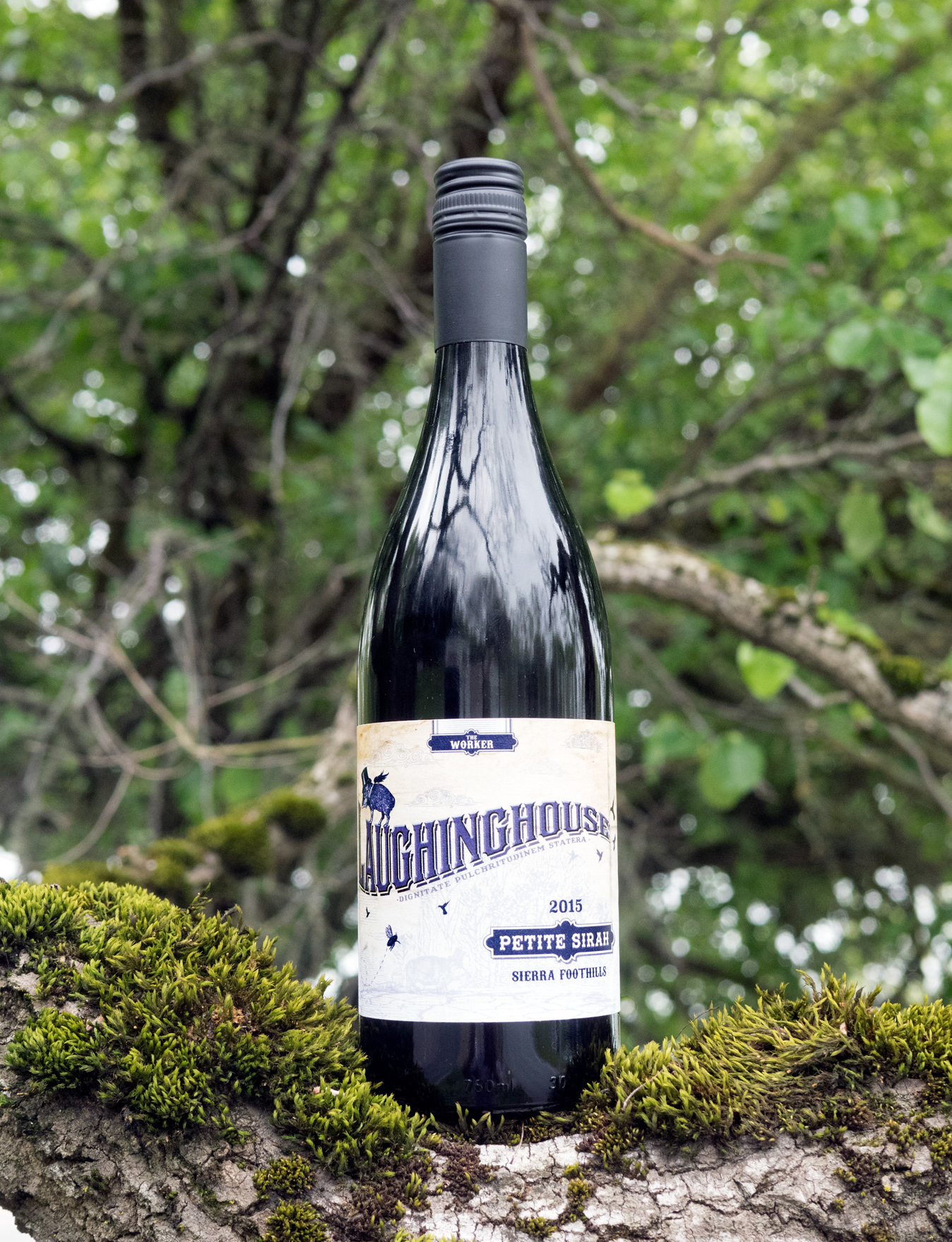 Laughinghouse 2015 The Worker Sierra Foothills Petite Sirah 750ml Wine Bottle