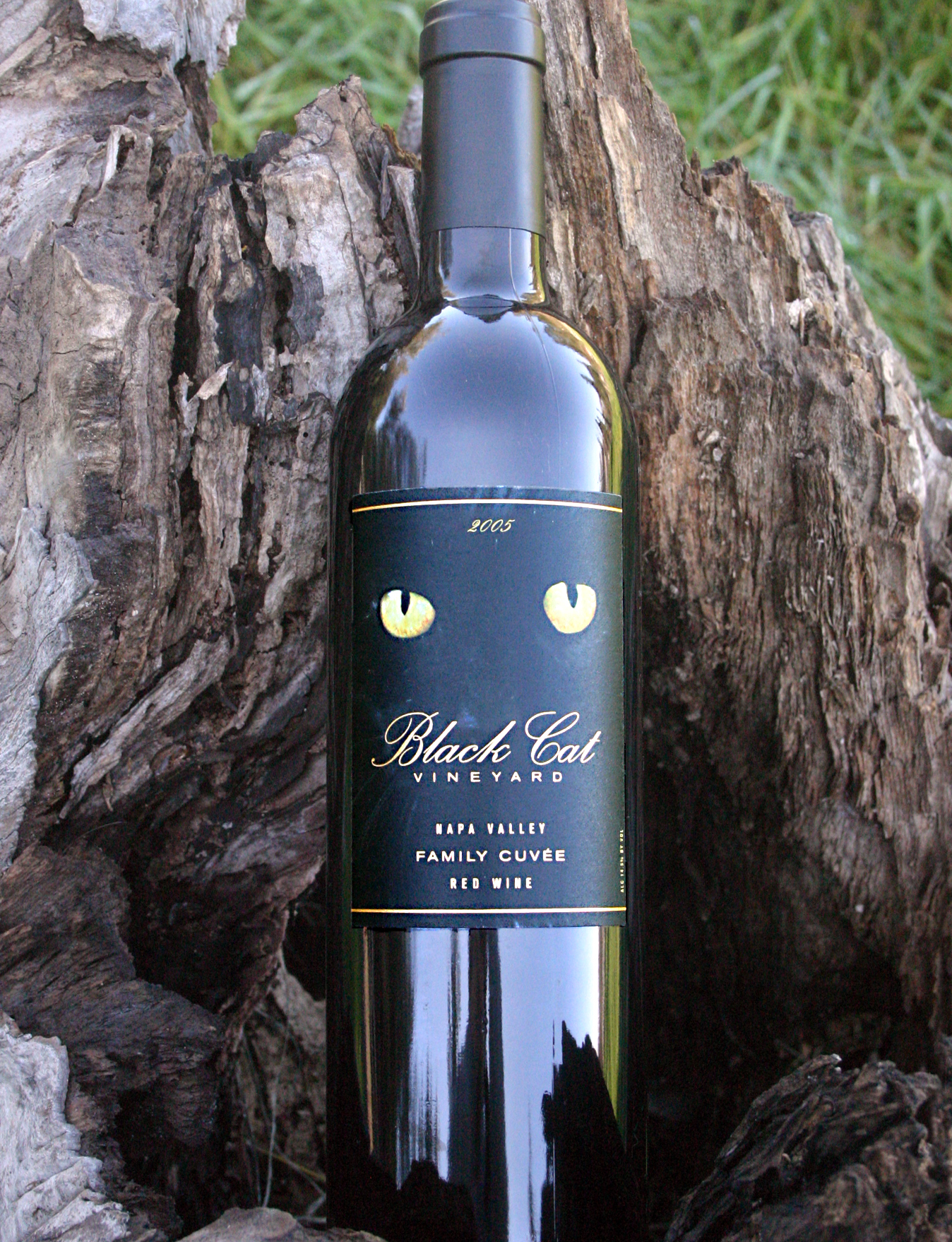 Black Cat Vineyard 2005 Family Cuvee 750ml Wine Bottle