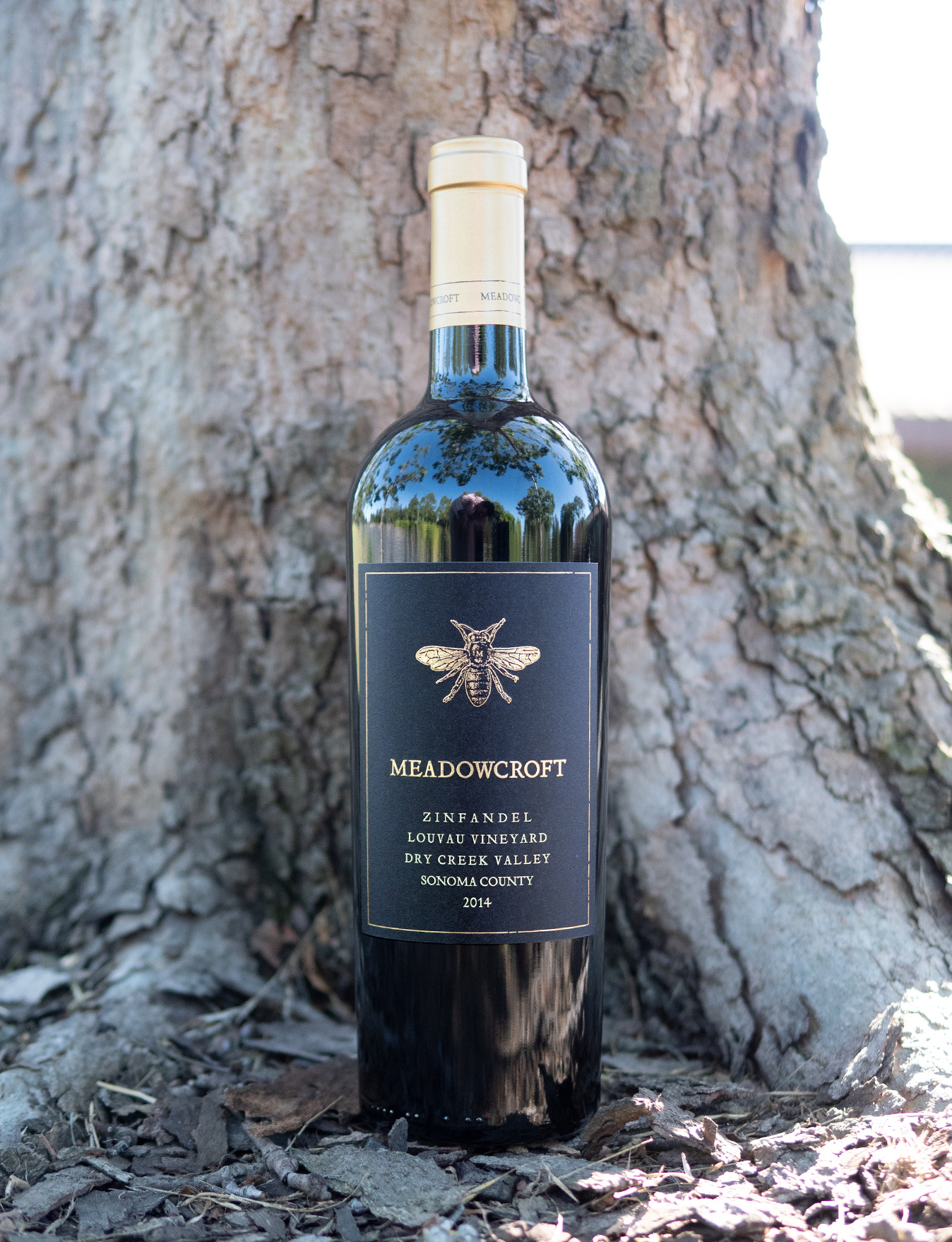 Meadowcroft Wines 2014 Louvau Vineyard Dry Creek Valley Sonoma County Zinfandel 750ml Wine Bottle