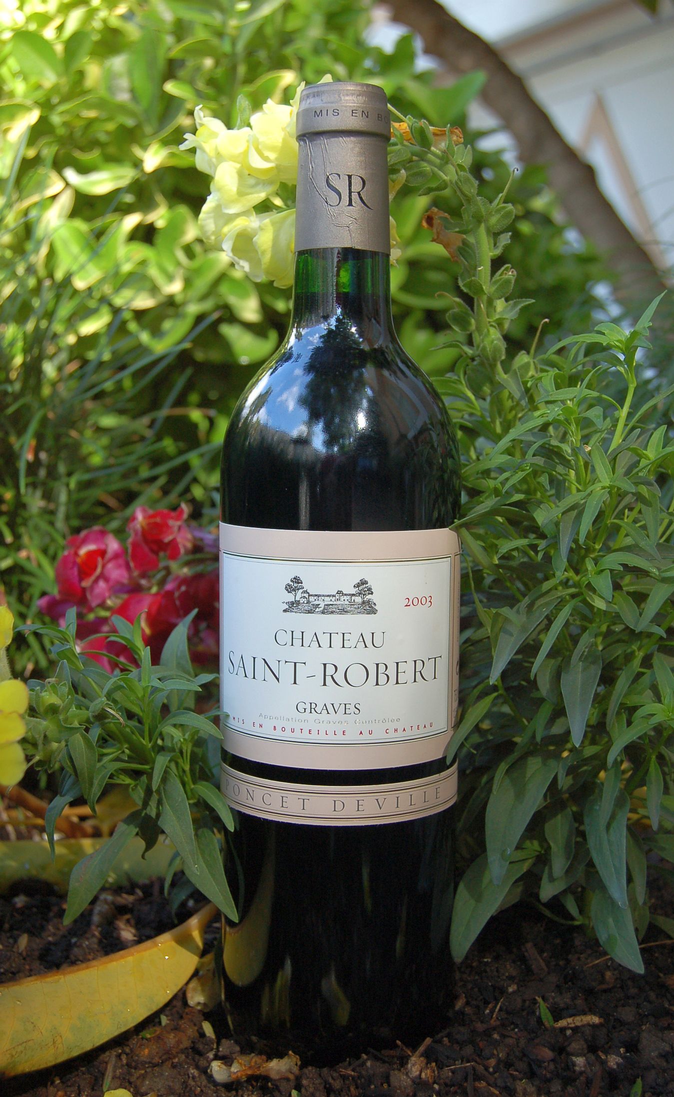 Chateau Saint-Robert 2003 Cuvee Poncet-Deville 750ml Wine Bottle