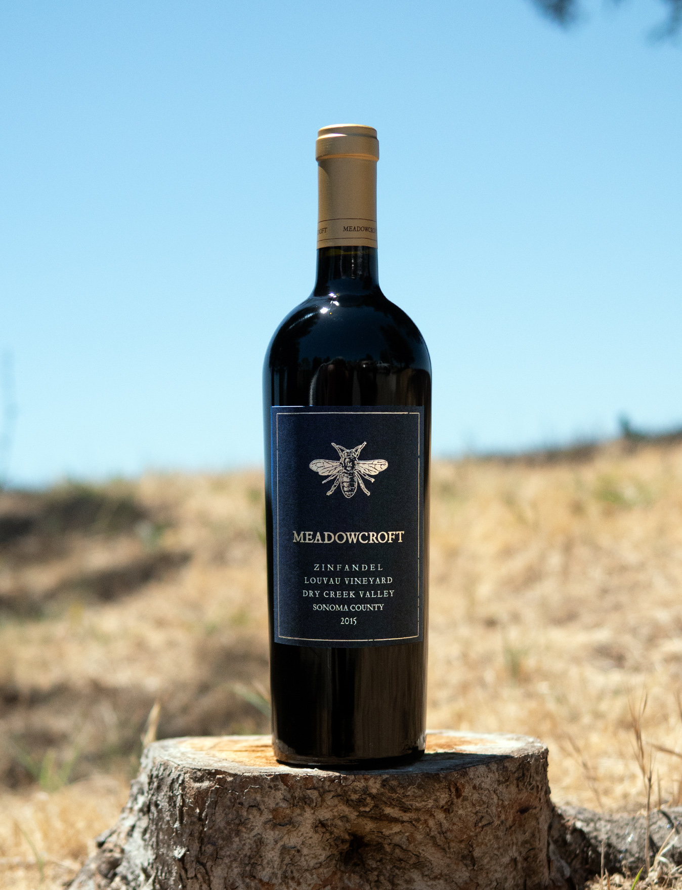 Meadowcroft Wines 2015 Louvau Vineyard Dry Creek Valley Sonoma County Zinfandel 750ml Wine Bottle
