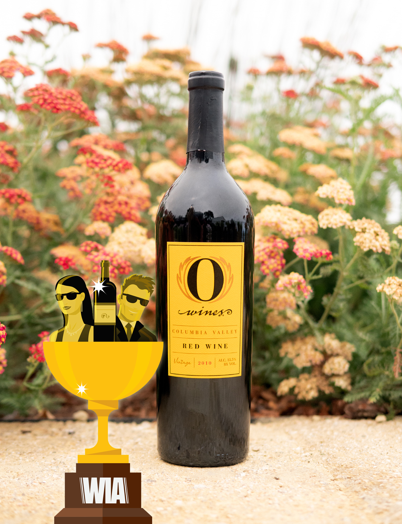 O Wines 2010 Columbia Valley Red Wine 750ml Wine Bottle