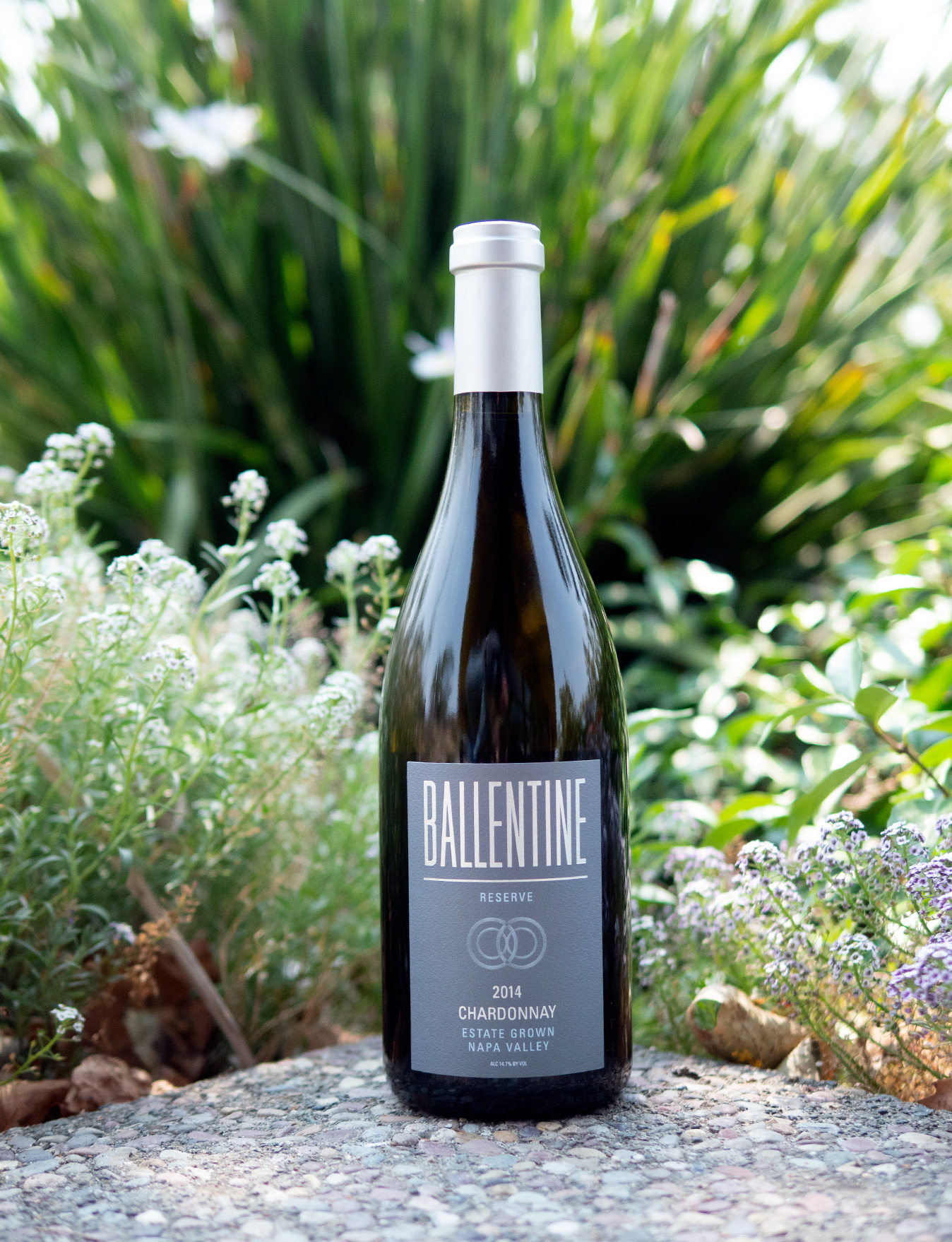 Ballentine Vineyards 2014 Reserve Estate Grown Napa Valley Chardonnay 750ml Wine Bottle