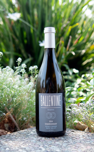 Ballentine Vineyards 2014 Reserve Estate Grown Napa Valley Chardonnay 750ml Wine Bottle