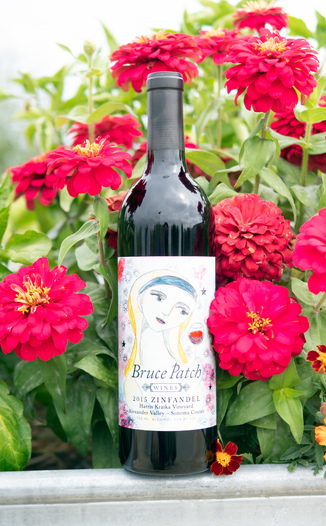 Bruce Patch Wines 2015 Harris Kratka Vineyard Alexander Valley Sonoma County Zinfandel 750ml Wine Bottle