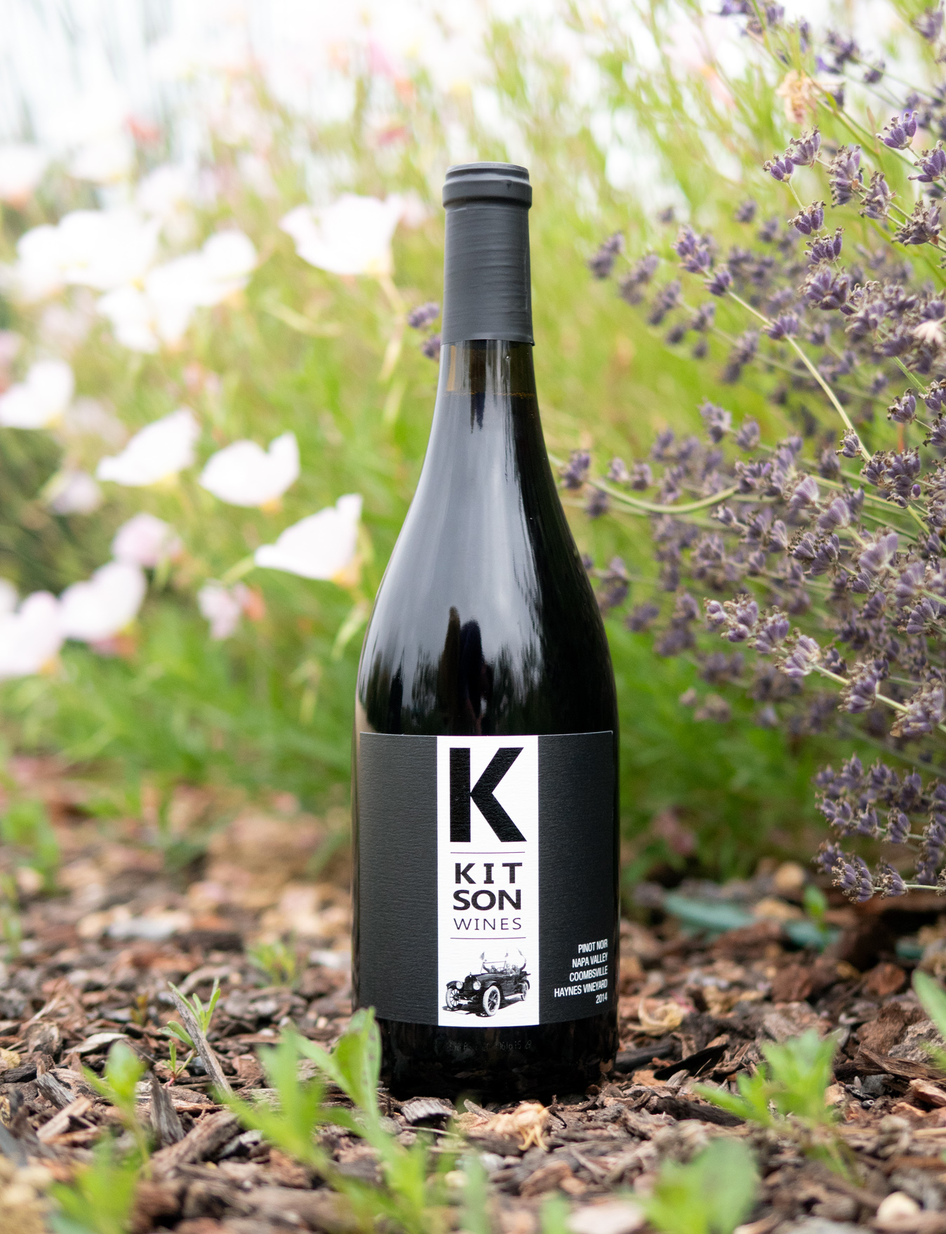 Kitson Wines 2014 Haynes Vineyard Coombsville Napa Valley Pinot Noir 750ml Wine Bottle