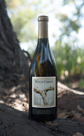 Black Cordon 2014 Laguna Road Vineyard Russian River Valley Chardonnay 750ml Wine Bottle