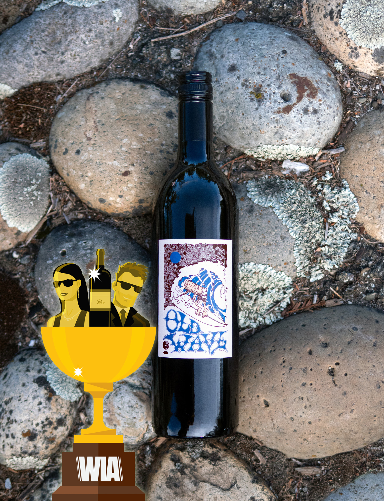 Random Ridge 2016 "Old Wave" Zinfandel 750ml Wine Bottle