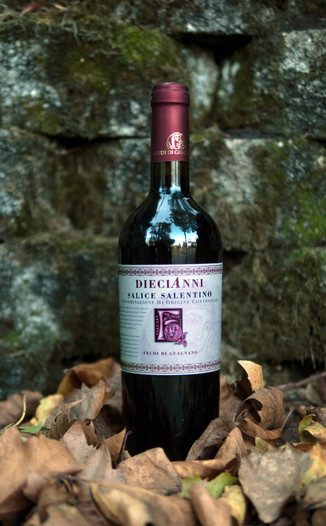 Feudi di Guagnano 2013 "DieciaAnni" Salice Salentino DOC Negroamaro 750ml Wine Bottle