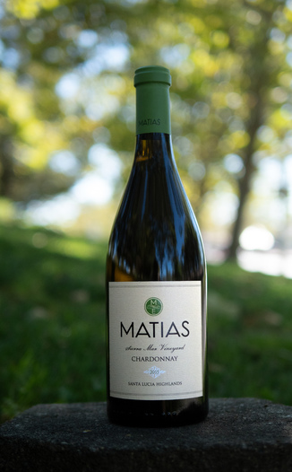 Matias 2015 Sierra Mar Vineyard Santa Lucia Highlands Chardonnay 750ml Wine Bottle