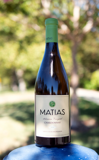 Matias 2015 Soberanes Vineyard Santa Lucia Highlands Chardonnay 750ml Wine Bottle