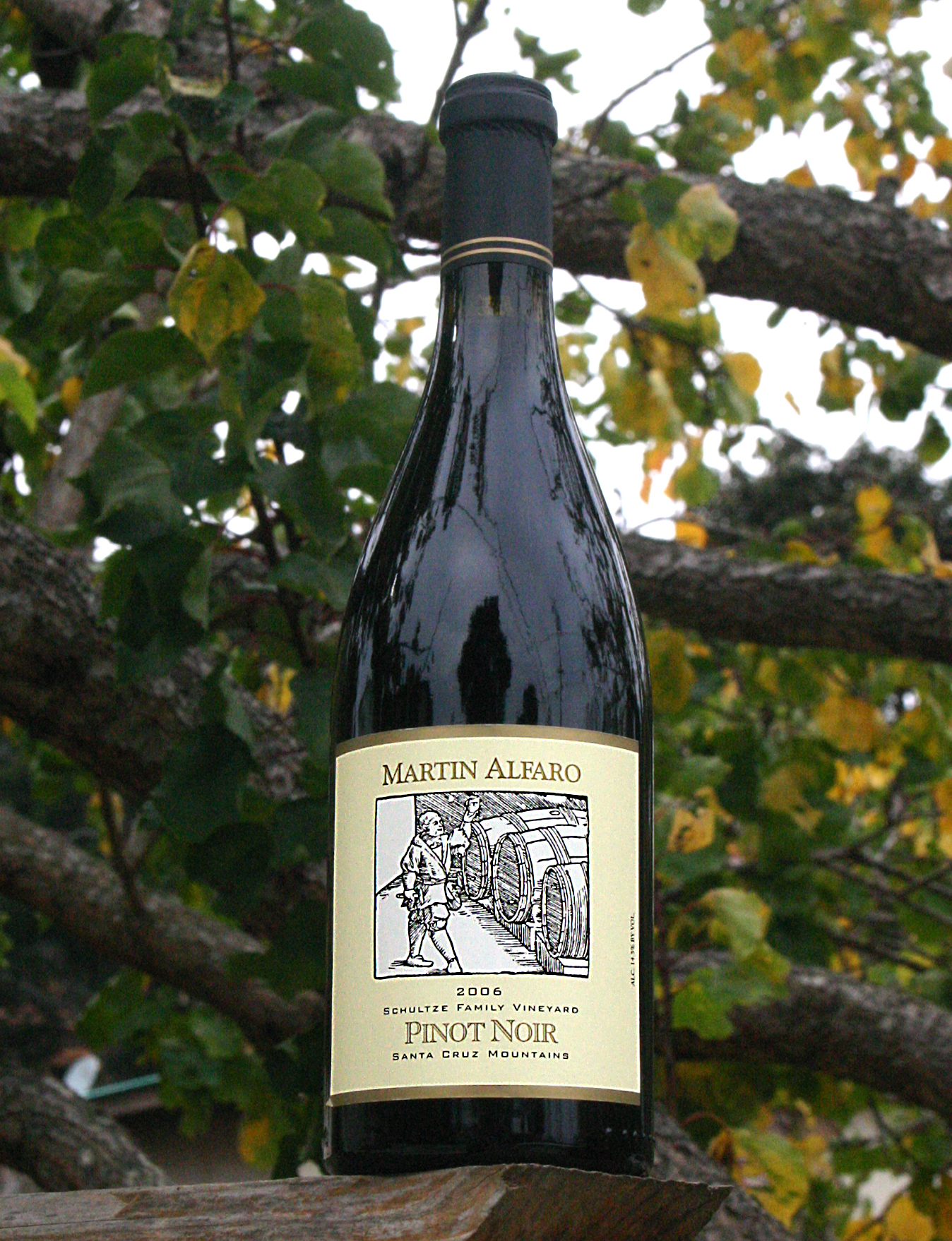 Martin Alfaro Wines 2006 Schultze Family Vineyard Pinot Noir 750ml Wine Bottle