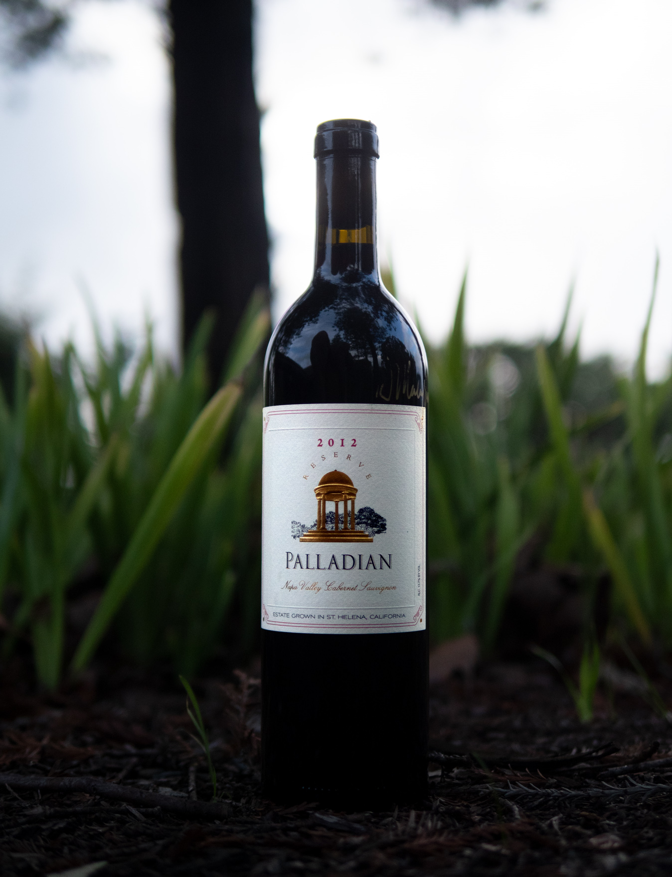 Palladian 2012 Napa Valley Reserve Cabernet Sauvignon (Signed!) 750ml Wine Bottle