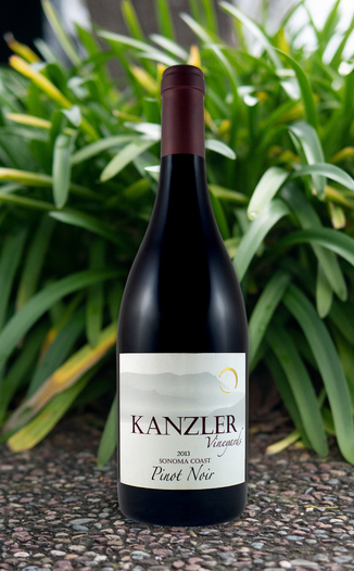 Kanzler Vineyards 2013 Sonoma Coast Pinot Noir 750ml Wine Bottle