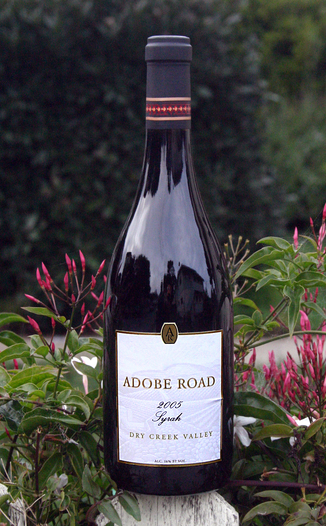 Adobe Road 2005 Dry Creek Valley Syrah 750ml Wine Bottle