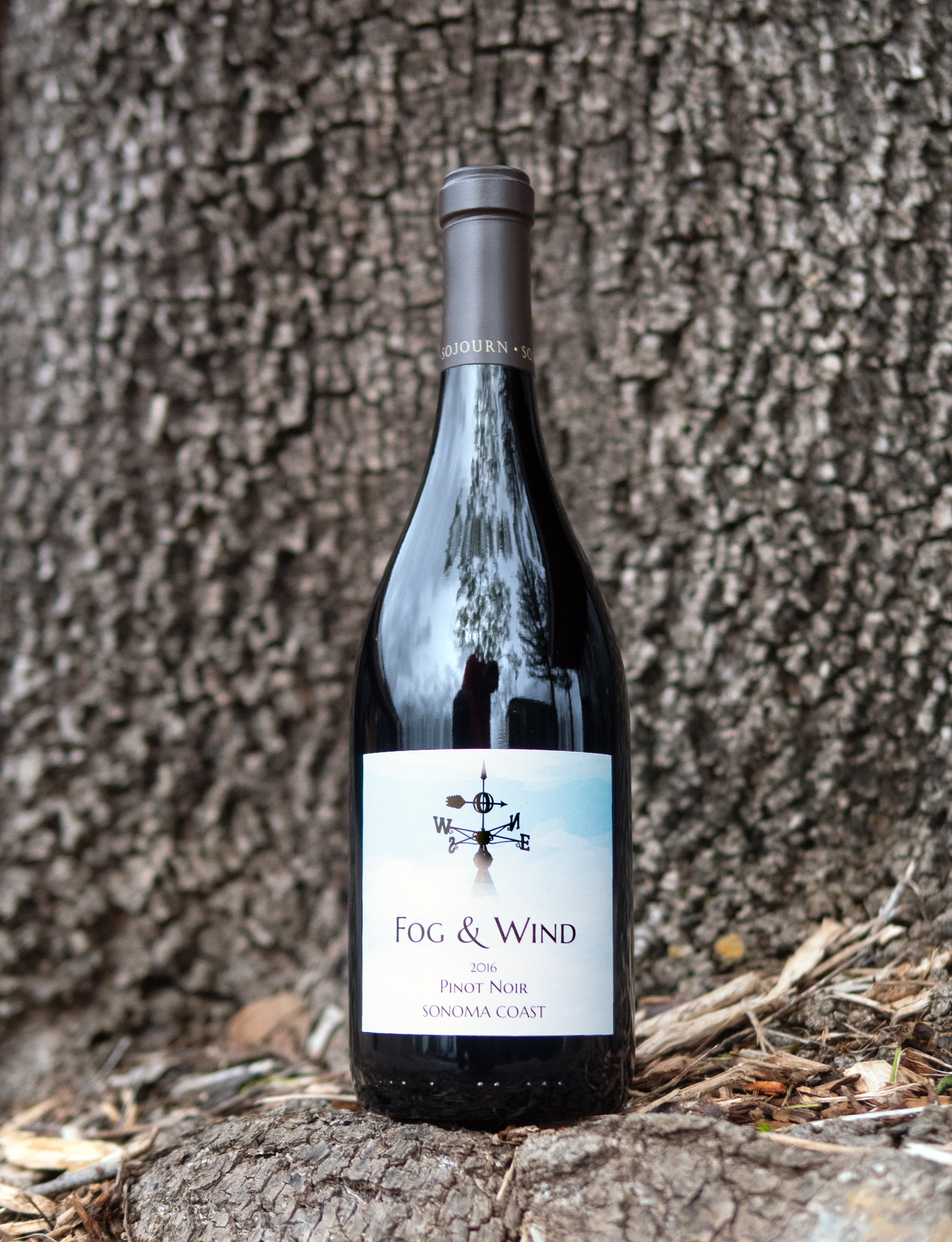 Fog & Wind Wines 2016 Sonoma Coast Pinot Noir 750ml Wine Bottle