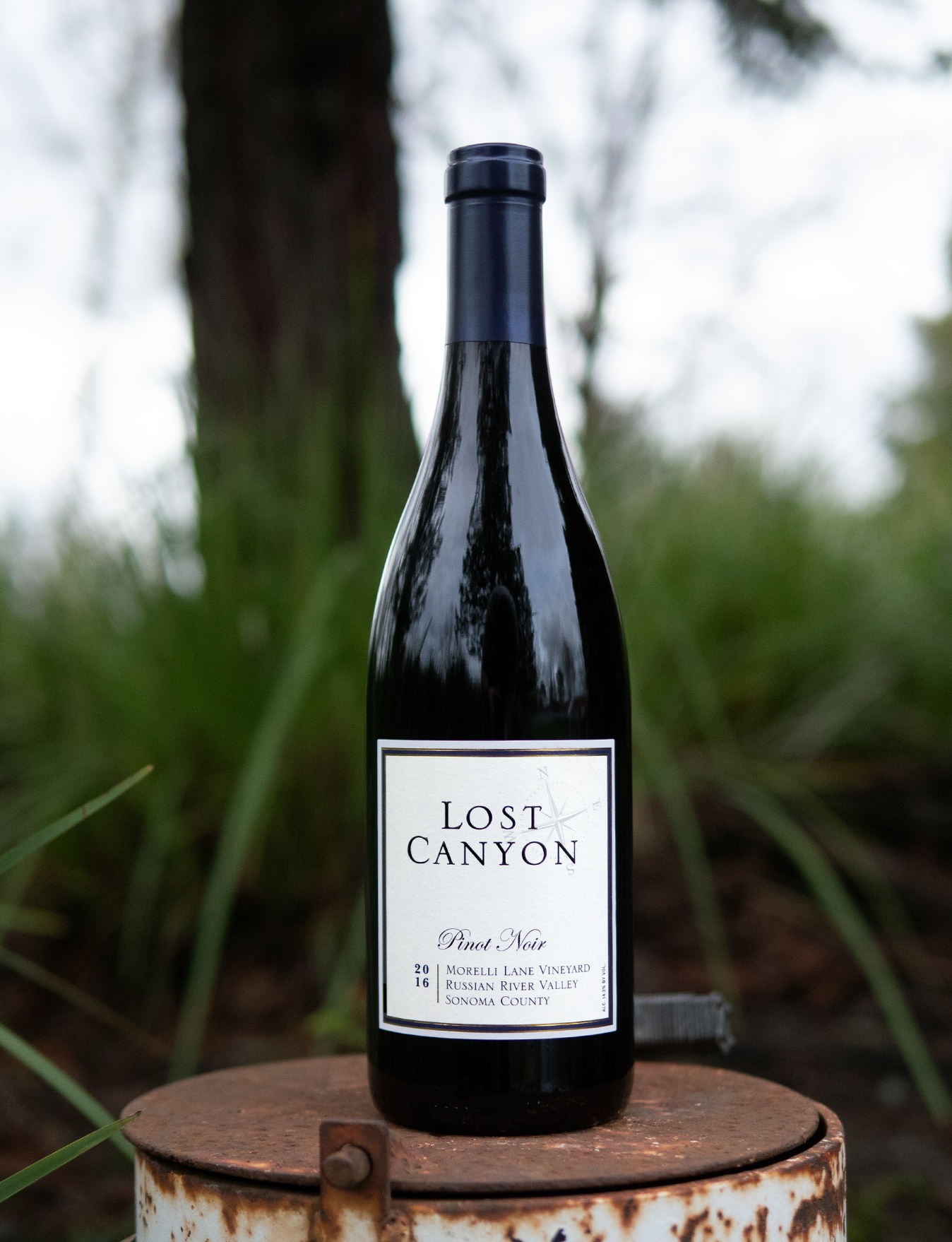 Lost Canyon Winery 2016 Morelli Lane Vineyard Russian River Valley Pinot Noir 750ml Wine Bottle