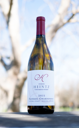 Charles Heintz Vineyards 2015 Sonoma Coast Sonoma County "Rachael" Chardonnay 750ml Wine Bottle