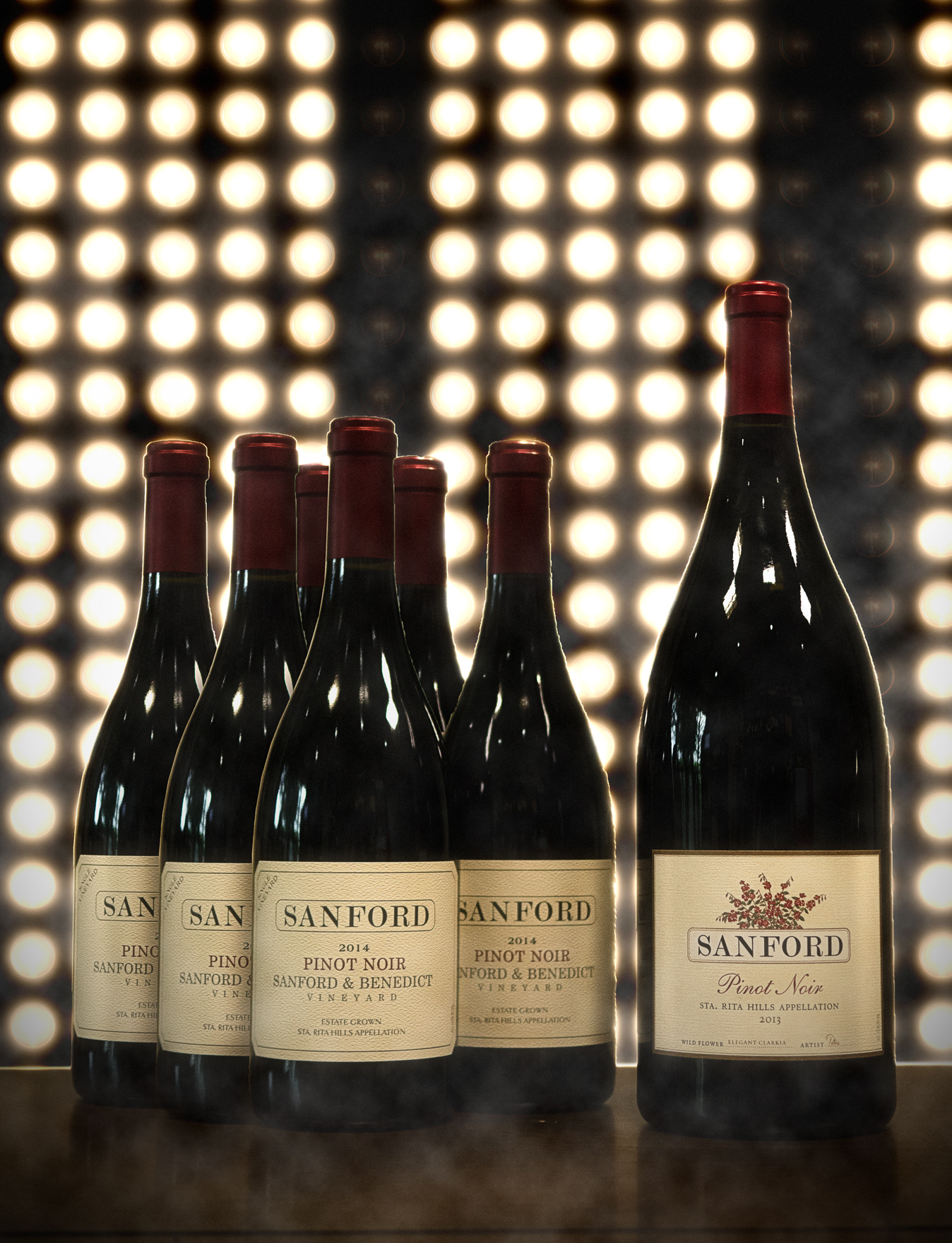 Sanford 2013 Sta. Rita Hills Pinot Noir Magnum 750ml Wine Bottle