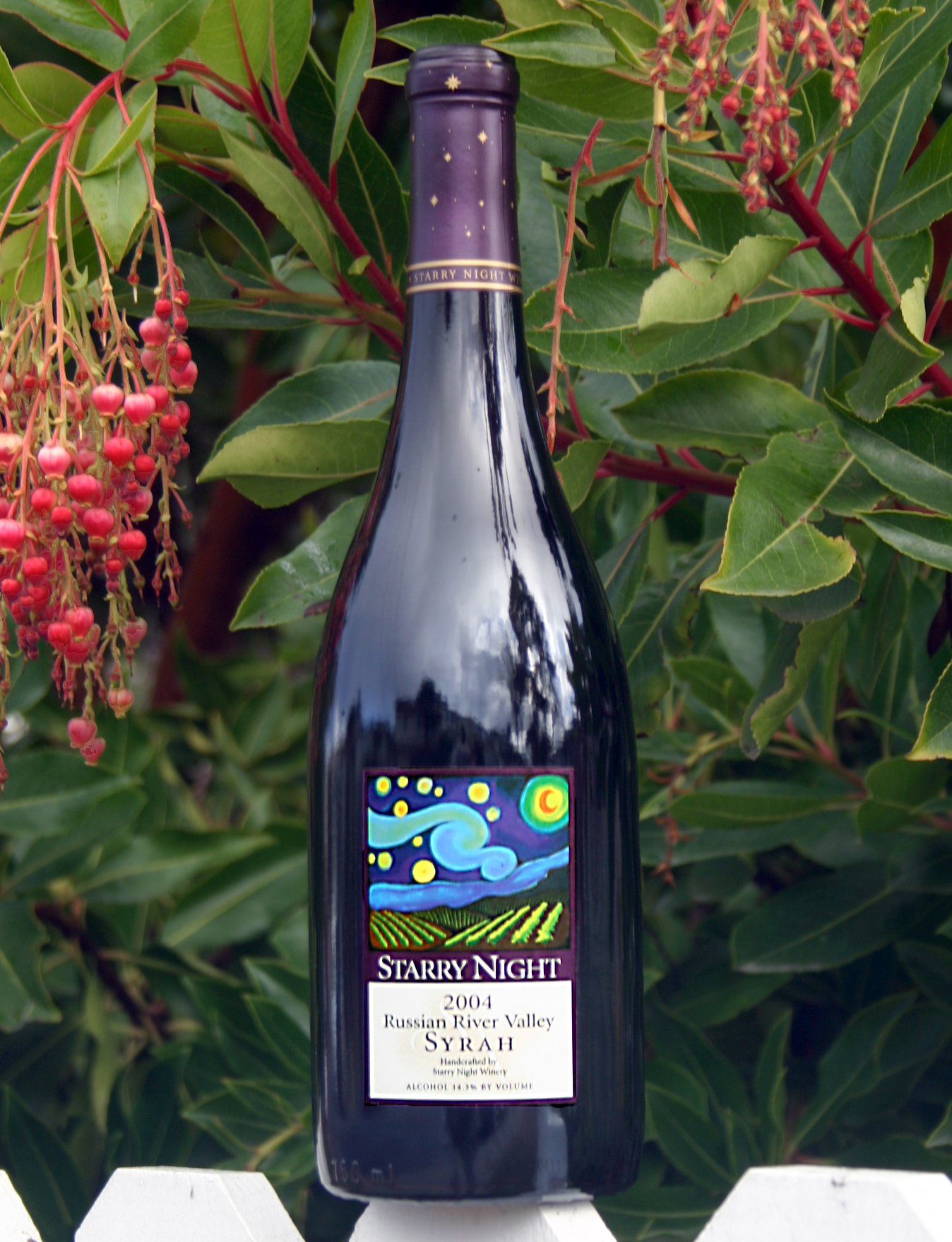 Starry Night Winery 2004 Russian River Valley Syrah 750ml Wine Bottle