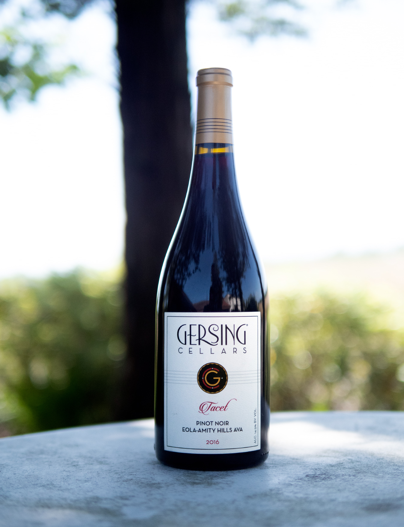 Gersing Cellars 2016 'Tacet' Eola-Amity Hills Willamette Valley Pinot Noir 750ml Wine Bottle