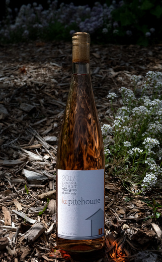 La Pitchoune 2017 Sonoma Coast Vin Gris of Pinot Noir 750ml Wine Bottle