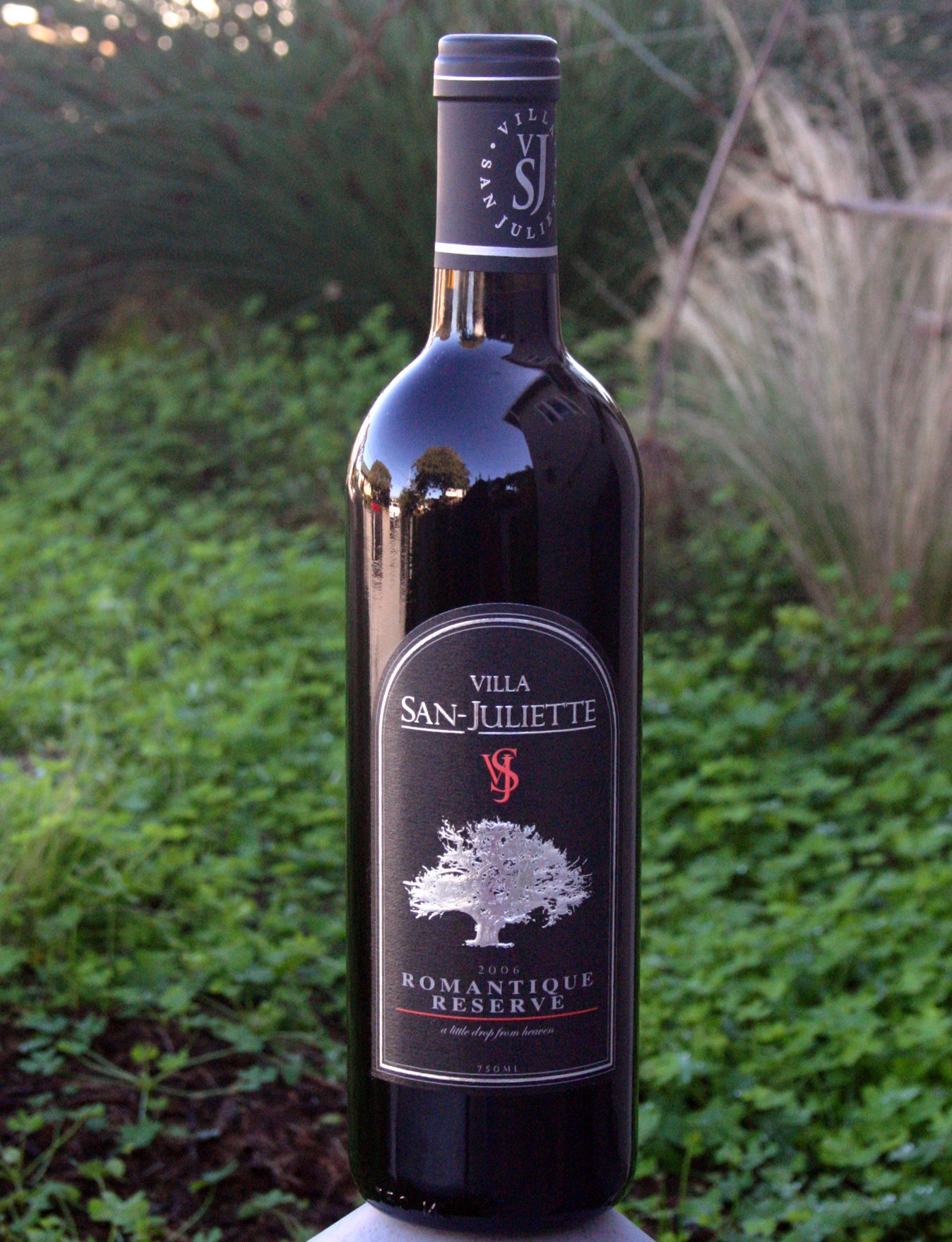 Villa San-Juliette Winery (OLD) 2006 Romantique Reserve 750ml Wine Bottle