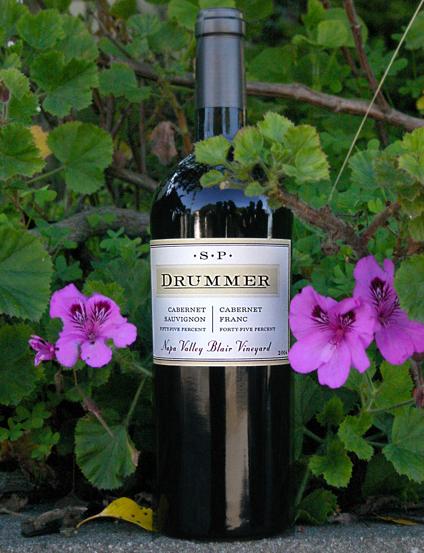 S.P. Drummer Wines 2004 Napa Valley Blair Vineyard 750ml Wine Bottle