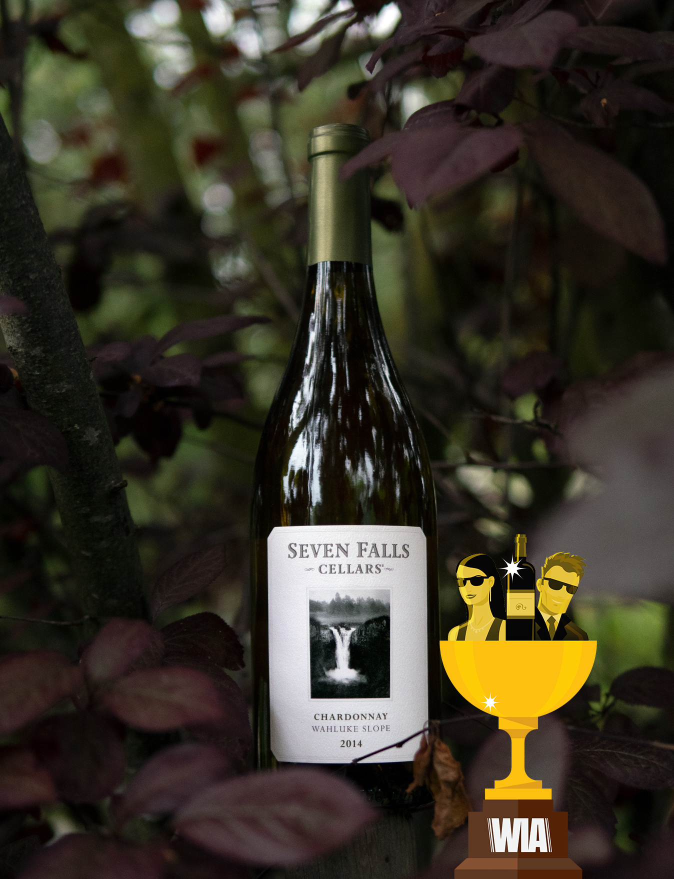 Seven Falls Cellars 2014 Wahluke Slope Chardonnay 750ml Wine Bottle