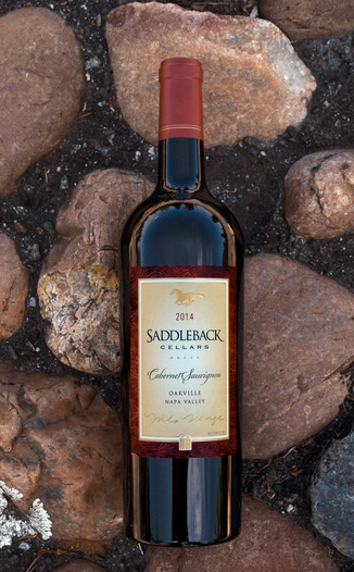 Saddleback Cellars 2014 Oakville Cabernet Sauvignon 750ml Wine Bottle
