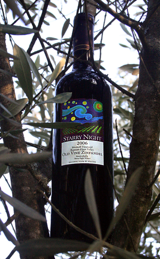 Starry Night Winery 2006 Montafi Vineyard Old Vine Zinfandel 750ml Wine Bottle