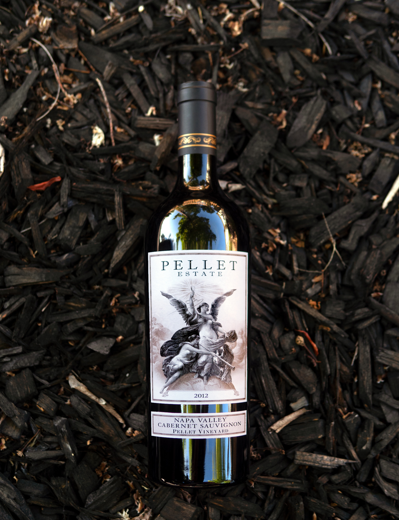 Pellet Estate 2012 Pellet Vineyard Napa Valley Cabernet Sauvignon 750ml Wine Bottle