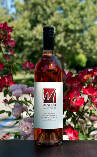 Mengler Family Wines 2017 'Alegría Vineyards' Russian River Valley Rosé of Syrah 750ml Wine Bottle