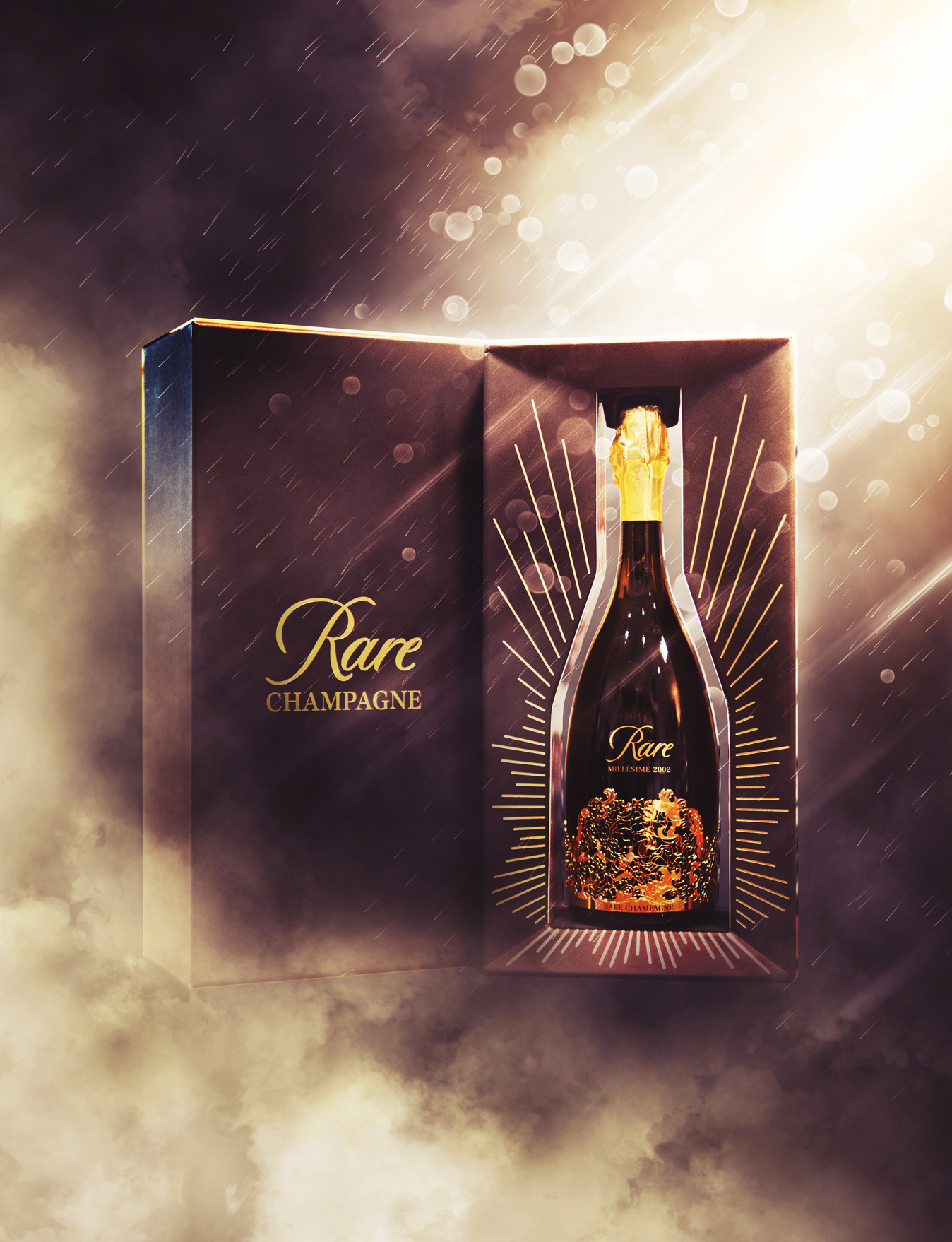 Champagne Piper-Heidsieck 2002 Cuvée Rare Brut Millésime 750ml Wine Bottle