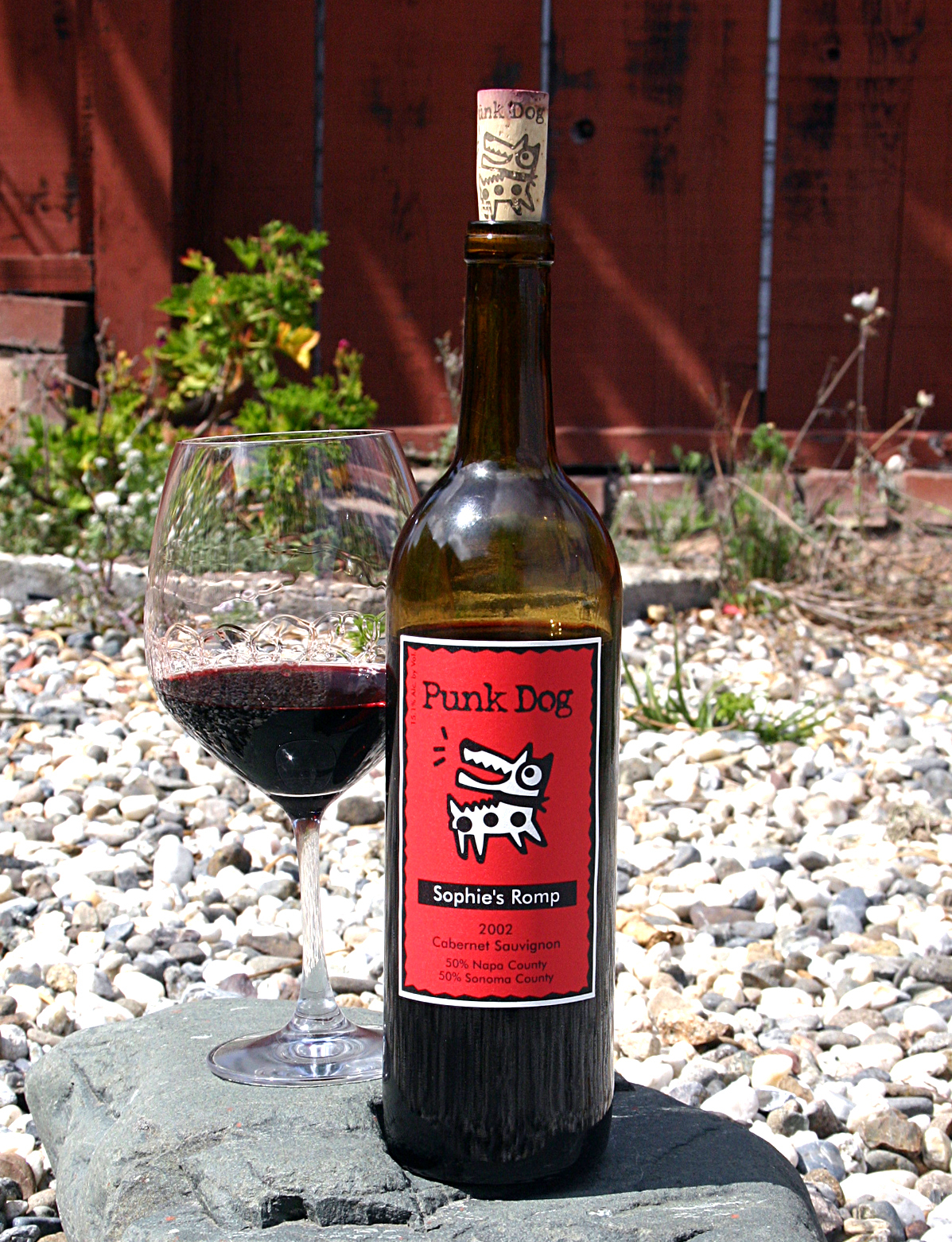 Punk Dog Wines 2002 Sophie's Romp 750ml Wine Bottle