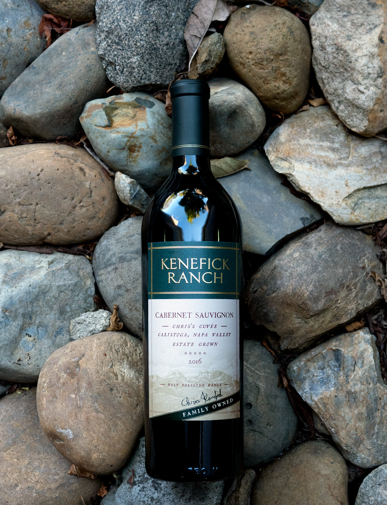 Kenefick Ranch 2016 'Chris's Cuvée' Calistoga Napa Valley Estate Cabernet Sauvignon 750ml Wine Bottle