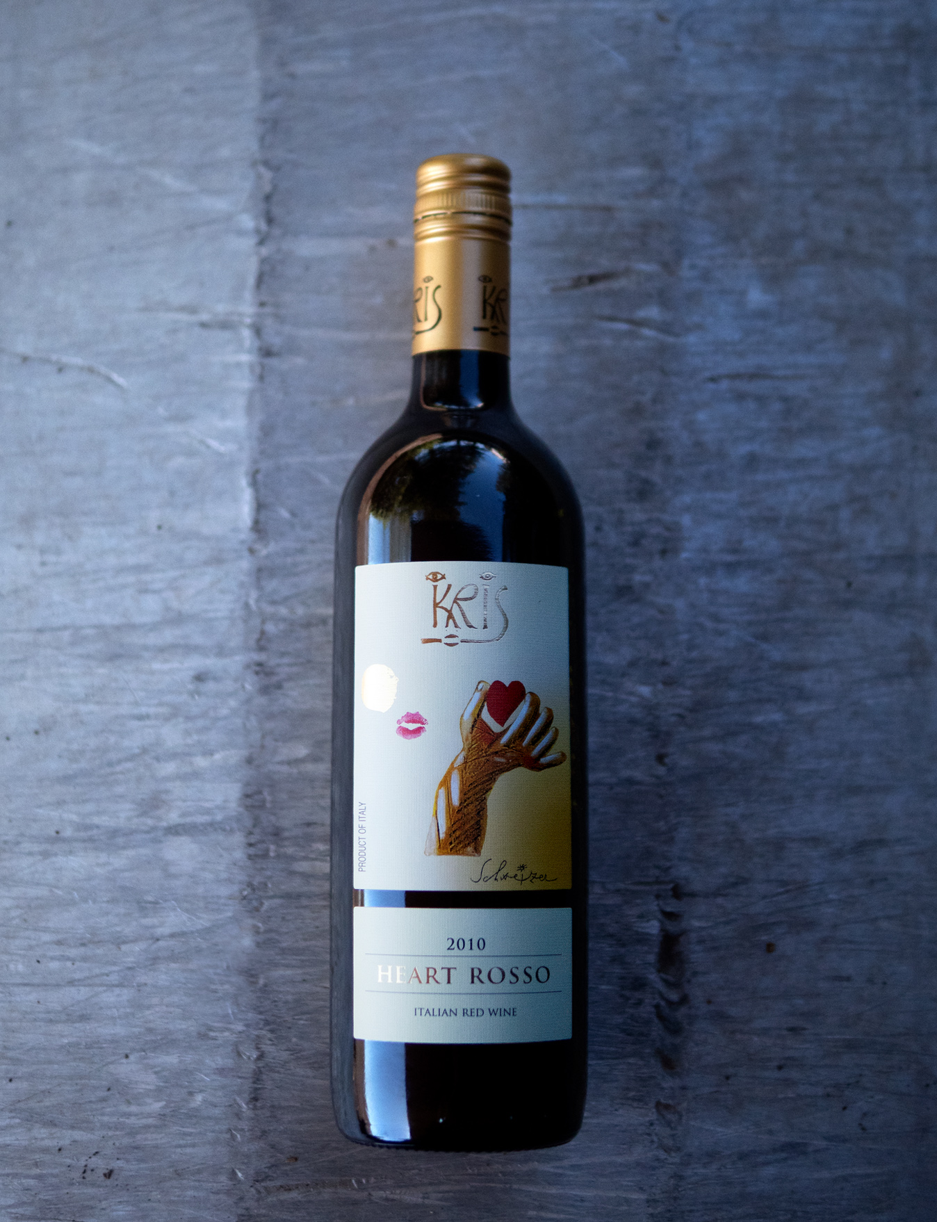 Franz Haas 2010 Kris 'Heart' Rosso 750ml Wine Bottle