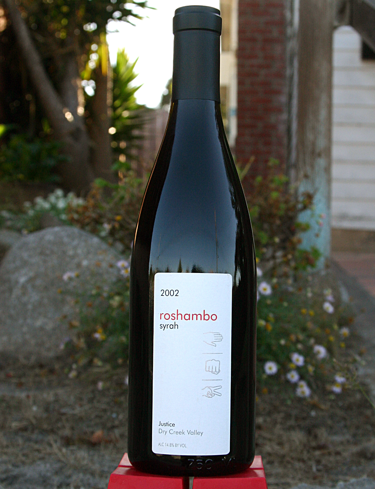 Roshambo Winery 2002 Justice 750ml Wine Bottle