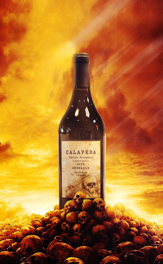 Calavera Wines 2014 Dalton Vineyard Calaveras County Grenache 750ml Wine Bottle