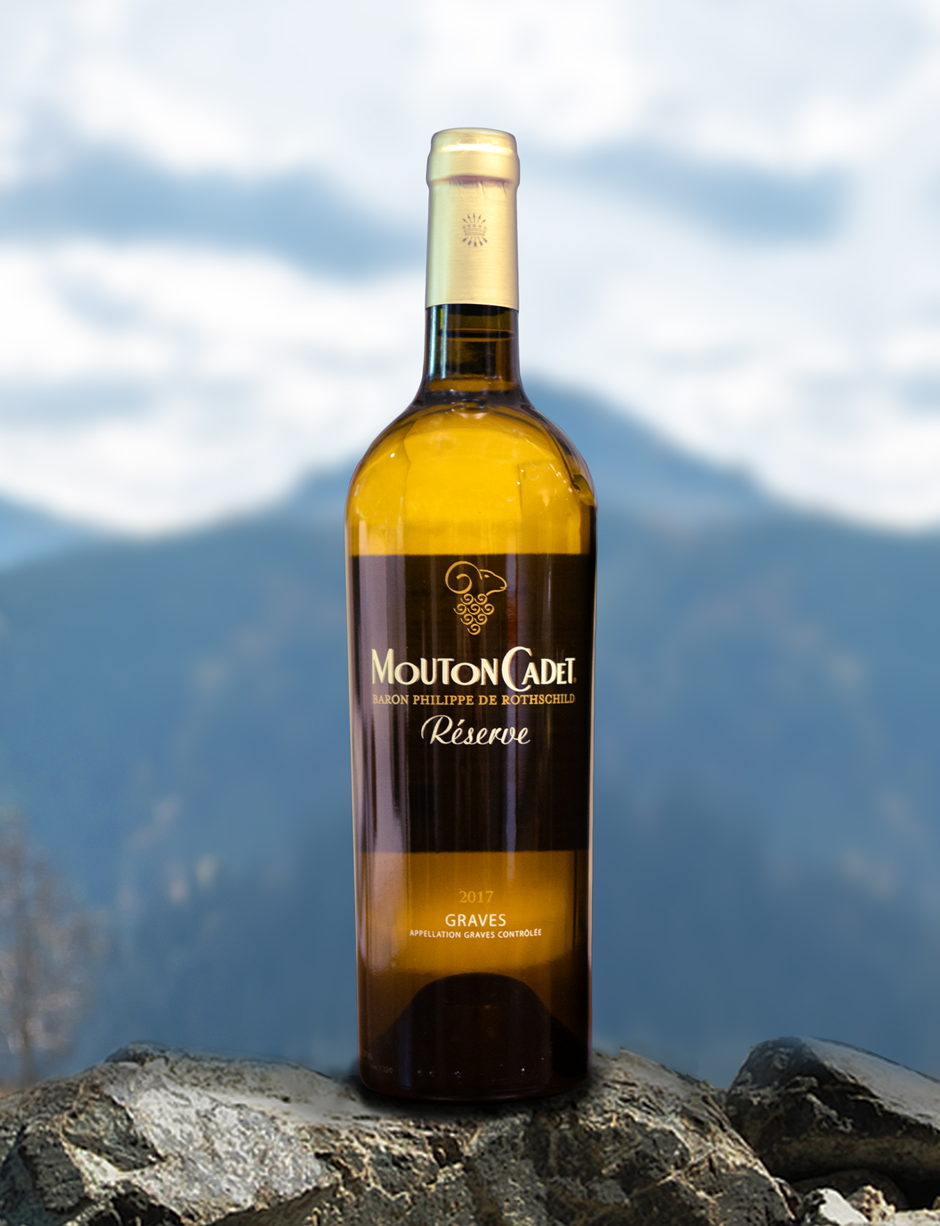 Baron Philippe de Rothschild 2017 Mouton Cadet Réserve Graves Blanc 750ml Wine Bottle