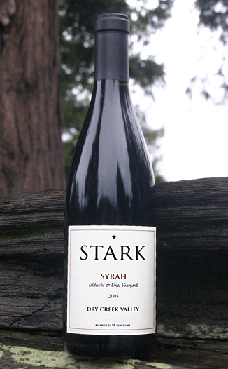 Stark Wine 2005 Dry Creek Valley Syrah 750ml Wine Bottle