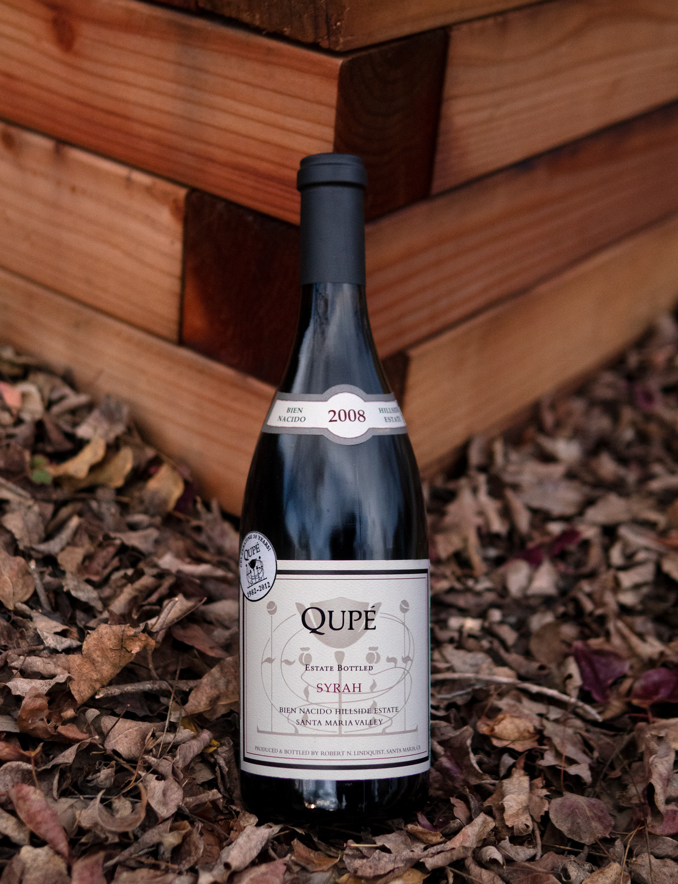 Qupé 2008 Hillside Estate Syrah 750ml Wine Bottle