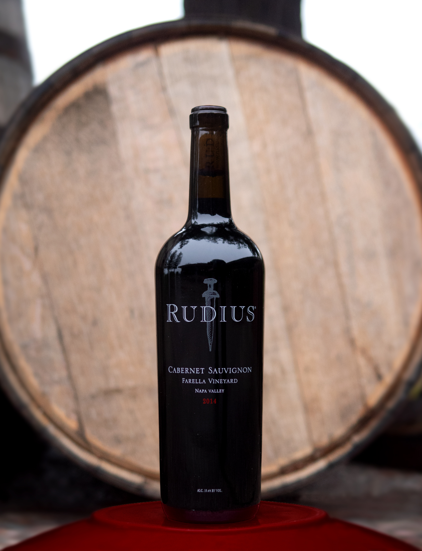 Rudius 2014 Farella Vineyard Coombsville Napa Valley Cabernet Sauvignon 750ml Wine Bottle