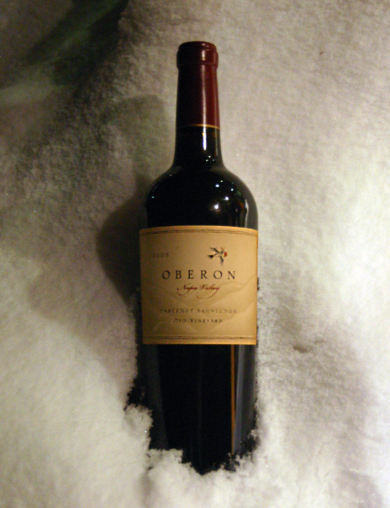 Oberon Napa Valley 2005 Napa Valley Cabernet Sauvignon 750ml Wine Bottle